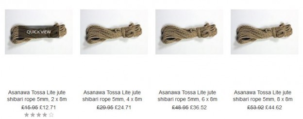 jute rope sale prices